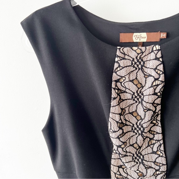 Eva Franco Black Lace Strata Cocktail Dress by Anthropologie - Picture 4 of 7